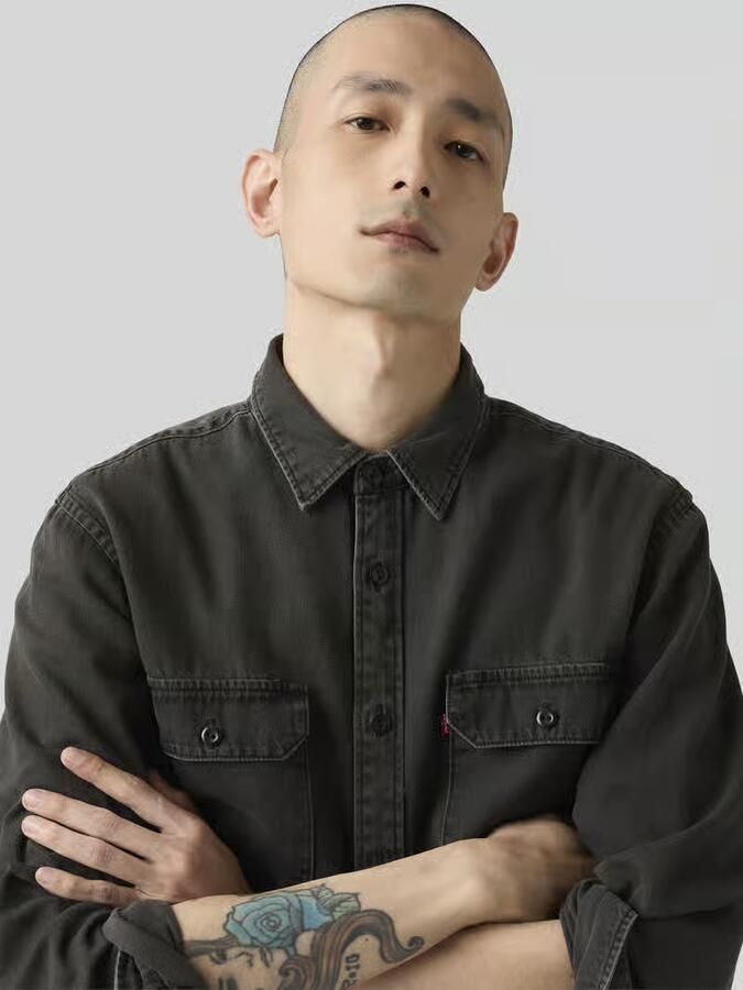 Levi's relaxed fit overshirt van denim model 'JACKSON' - Foto 3