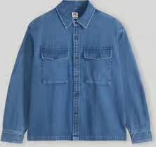 Levi's relaxed fit jeanshemd van puur katoen