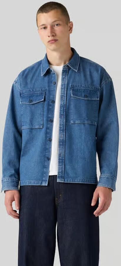 Levi's relaxed fit jeanshemd van puur katoen - Foto 3