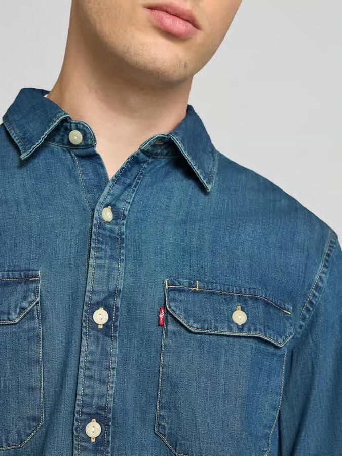 Levi's regular fit jeansoverhemd met borstzakken model 'JACKSON WORKER' - Foto 3