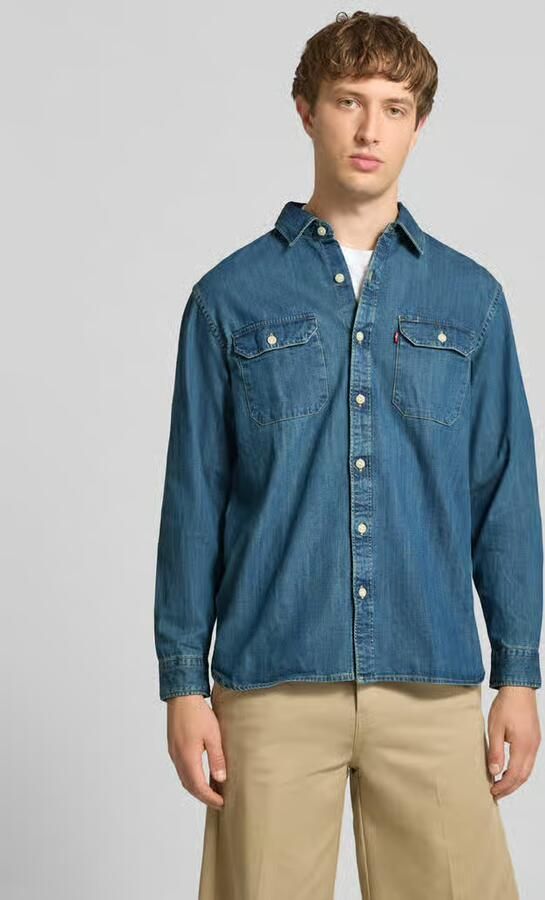 Levi's regular fit jeansoverhemd met borstzakken model 'JACKSON WORKER' - Foto 6
