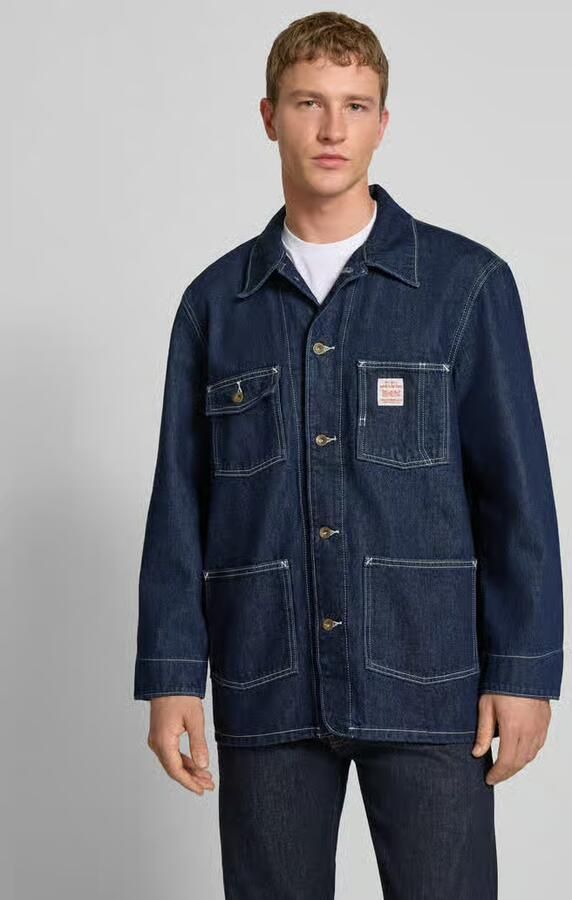 Levi's Relaxed fit jeansjack met logopatch model 'Berkley' - Foto 4