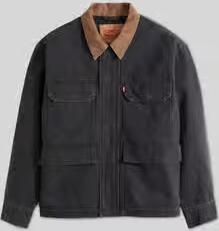 Levi's relaxed fit jeansjack van 100% katoen met opgestikte zakken