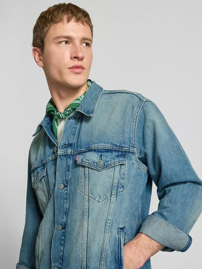 Levi's relaxed fit jeansjack van puur katoen
