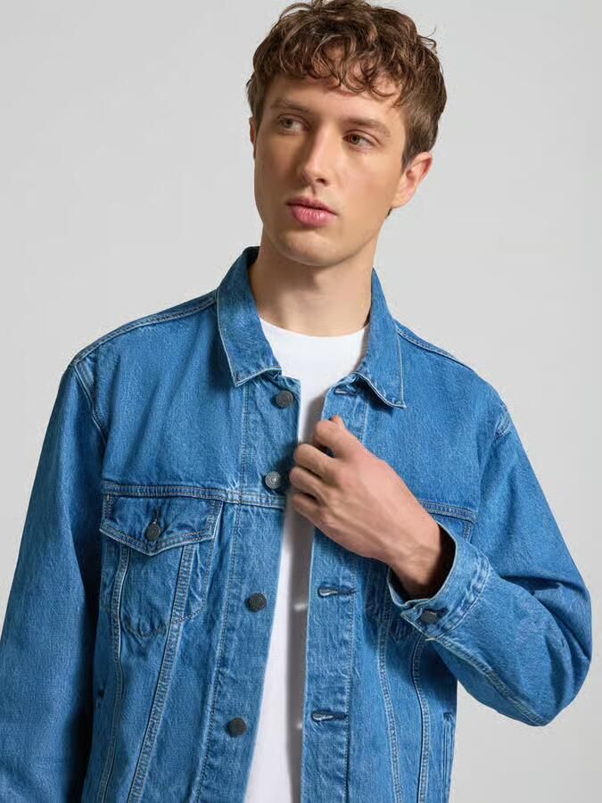 Levi's relaxed fit jeansjack van puur katoen