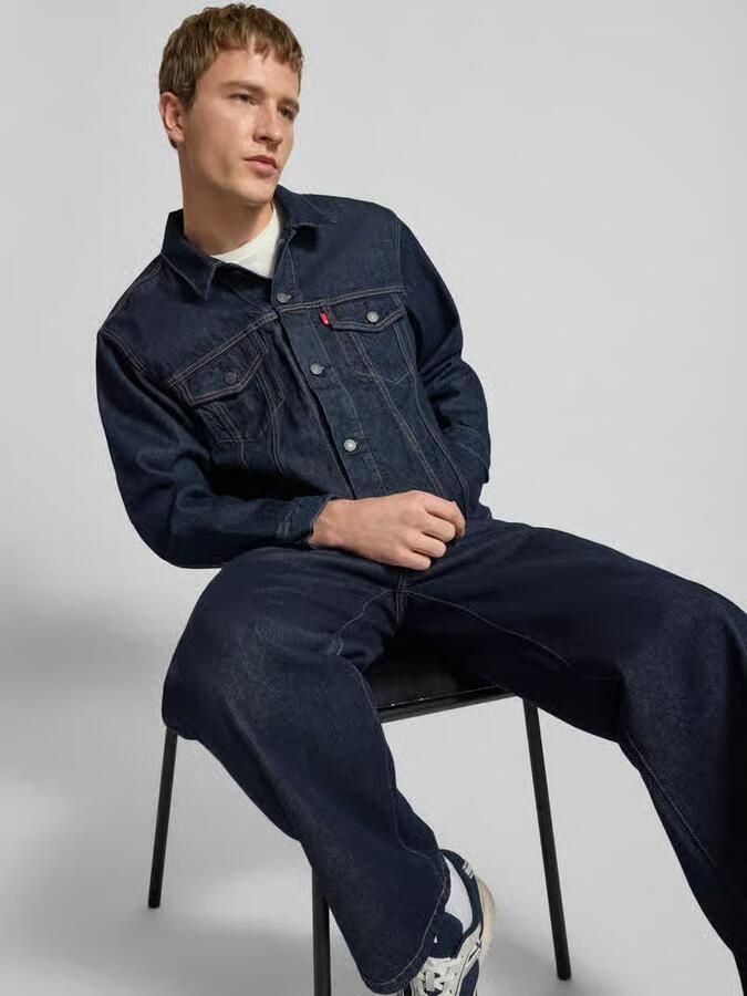 Levi's relaxed fit jeansjack van puur katoen