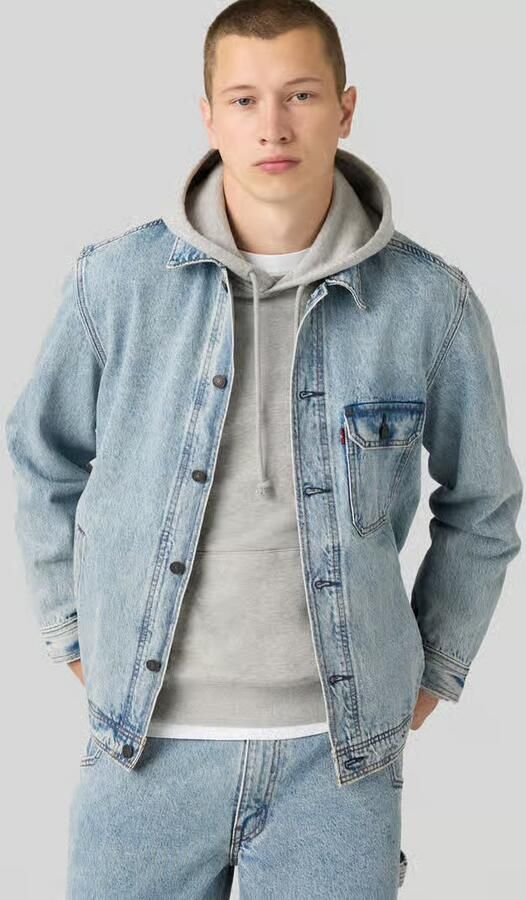 Levi's relaxed fit jeansjack van puur katoen