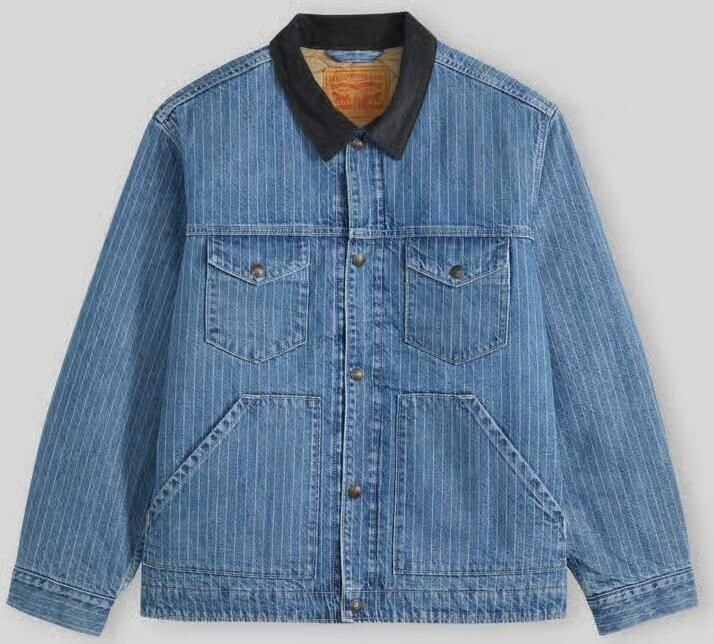 Levi's relaxed fit jeansjack van puur katoen