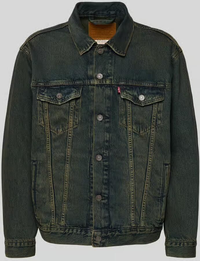 Levi's Relaxed fit jeansjack van puur katoen model 'TRUCKER'