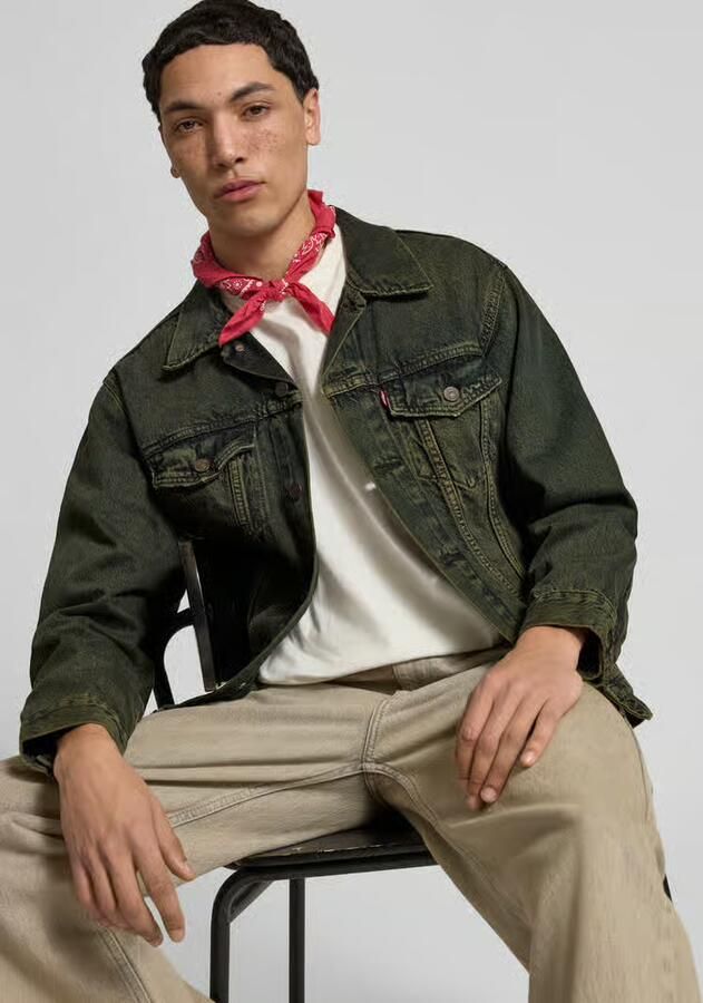 Levi's Relaxed fit jeansjack van puur katoen Model 'TRUCKER' - Foto 3