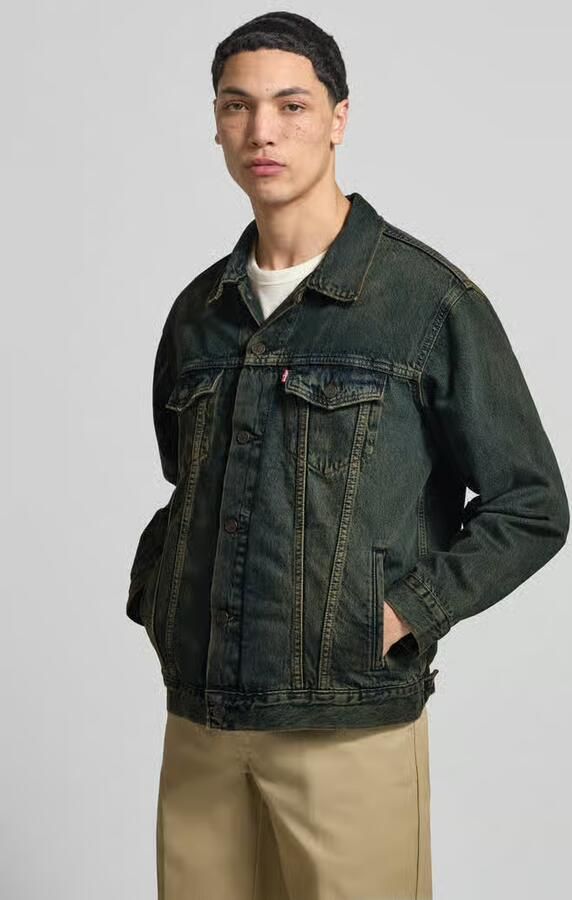 Levi's Relaxed fit jeansjack van puur katoen Model 'TRUCKER' - Foto 3