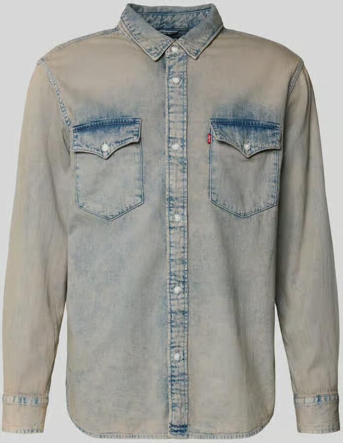 Levi's Relaxed fit jeansoverhemd met borstzakken model 'WESTERN'