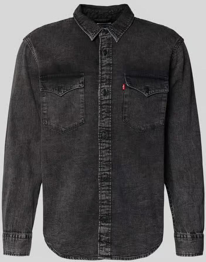 Levi's Relaxed fit jeansoverhemd met borstzakken model 'WESTERN' - Foto 2