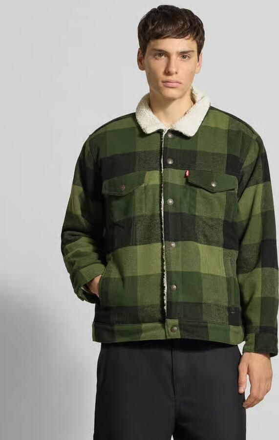 Levi's Relaxed Fit overhemdjack met teddyvoering model 'Lare' - Foto 2