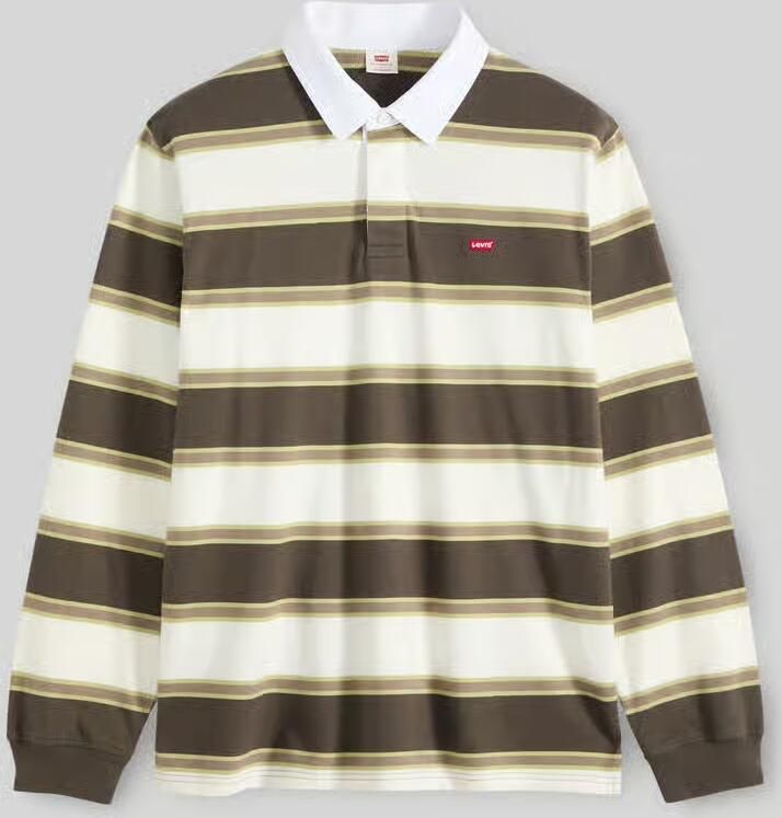 Levi's relaxed fit poloshirt van puur katoen model 'RUGBY BRANCO'