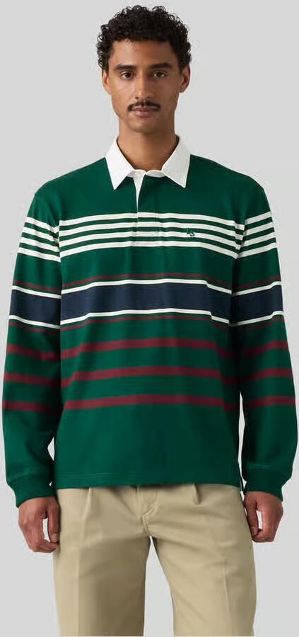Levi's relaxed fit poloshirt van puur katoen model 'STRIPPED RUGBY' - Foto 3