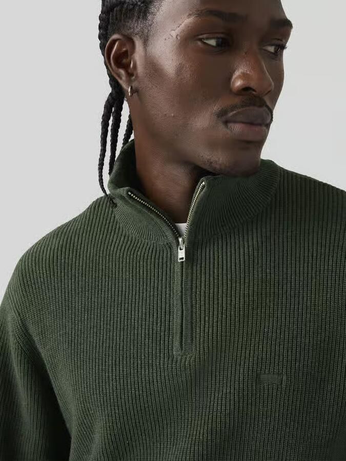 Levi's relaxed fit pullover van pure katoen model 'QUARTER' - Foto 2