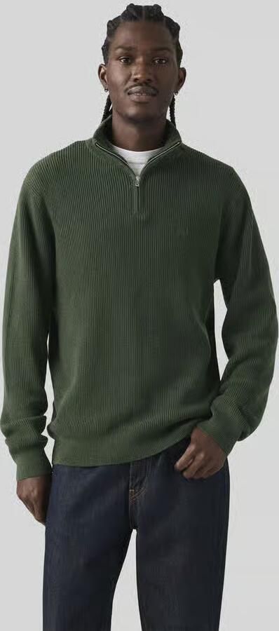 Levi's relaxed fit pullover van pure katoen model 'QUARTER' - Foto 6