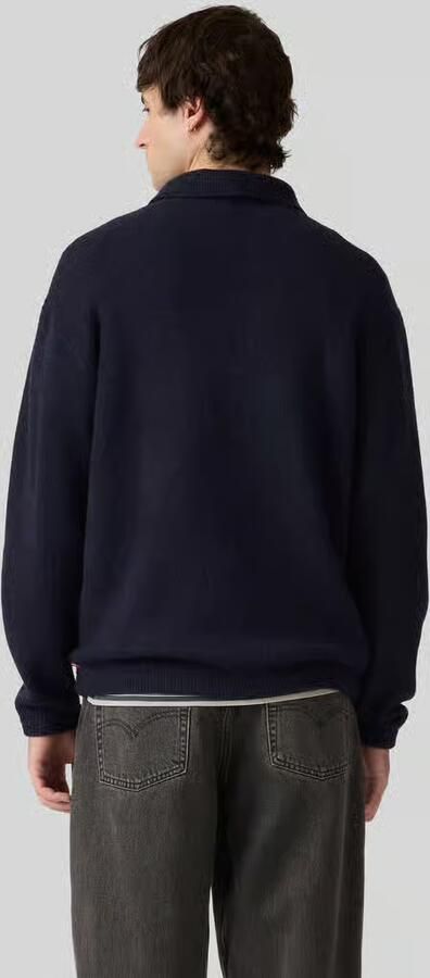 Levi's relaxed fit schipperstrui met wol model 'Boulder Quarter-zip' - Foto 6