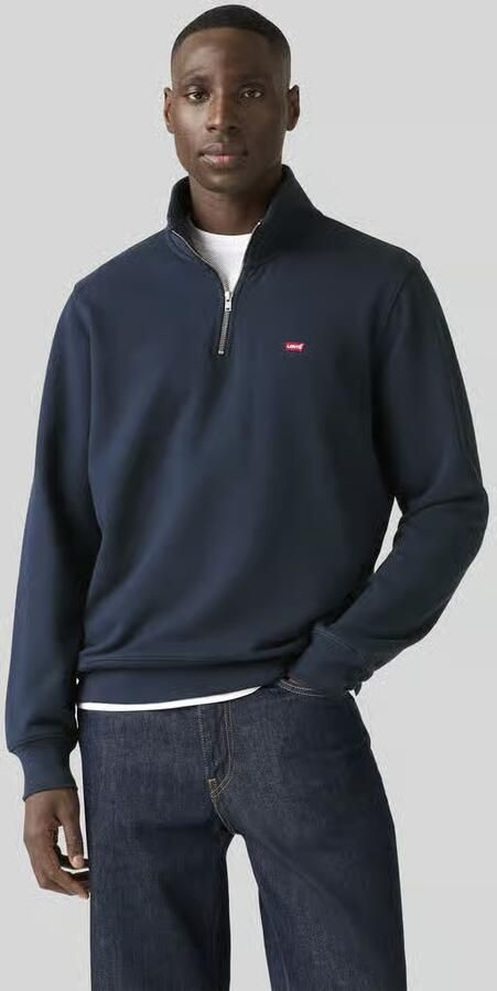 Levi's Sweatshirt ORIGINAL HM 1 4 ZIP met troyer-kraag en logo-borduring - Foto 14