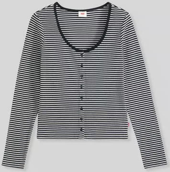 Levi's relaxed fit shirt met lange mouwen van katoenmix