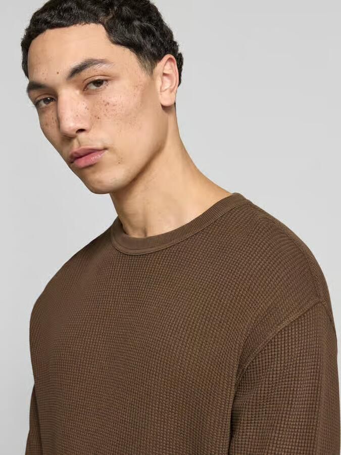 Levi's relaxed fit shirt met lange mouwen van puur katoen met thermofunctie