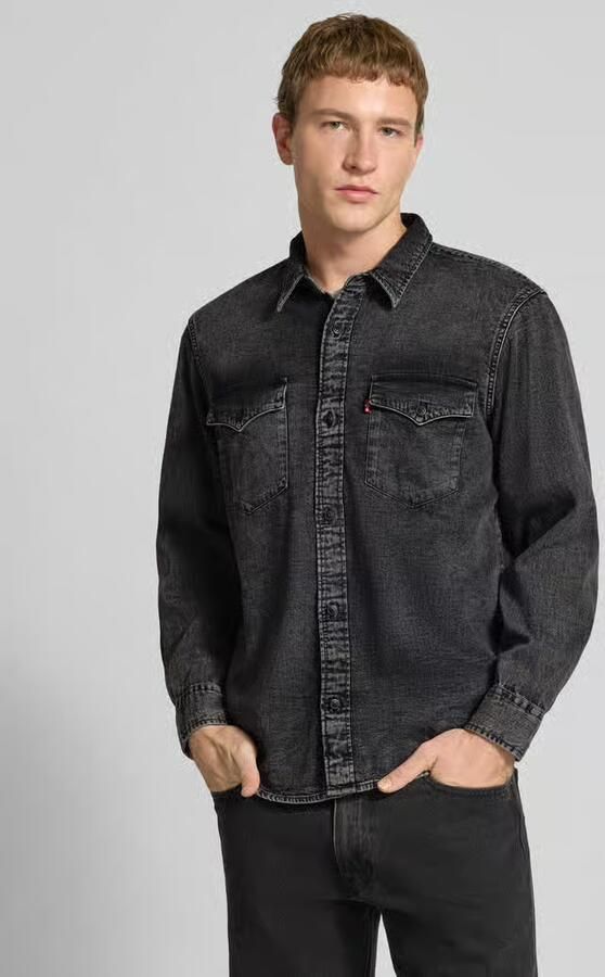 Levi's Relaxed fit spijkeroverhemd met borstzakken model 'WESTERN' - Foto 8