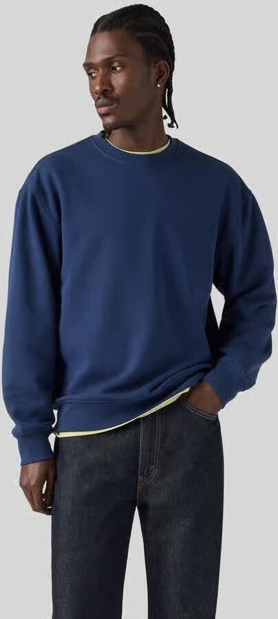 Levi's relaxed fit sweatshirt van katoenmix model 'NAVAL' - Foto 2