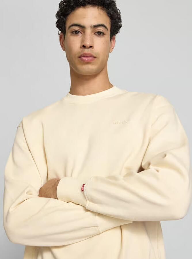 Levi's relaxed fit sweatshirt van puur katoen