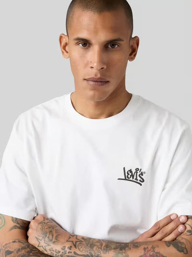 Levi's relaxed fit T-shirt van puur katoen
