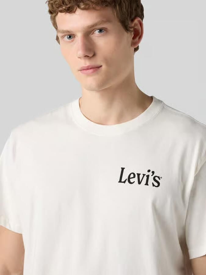 Levi's relaxed fit T-shirt van puur katoen