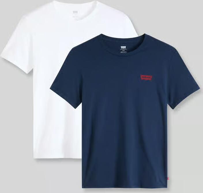 Levi's T-shirt Korte Mouw Levis 2-pack slim fit T-shirts met ronde hals - Foto 9