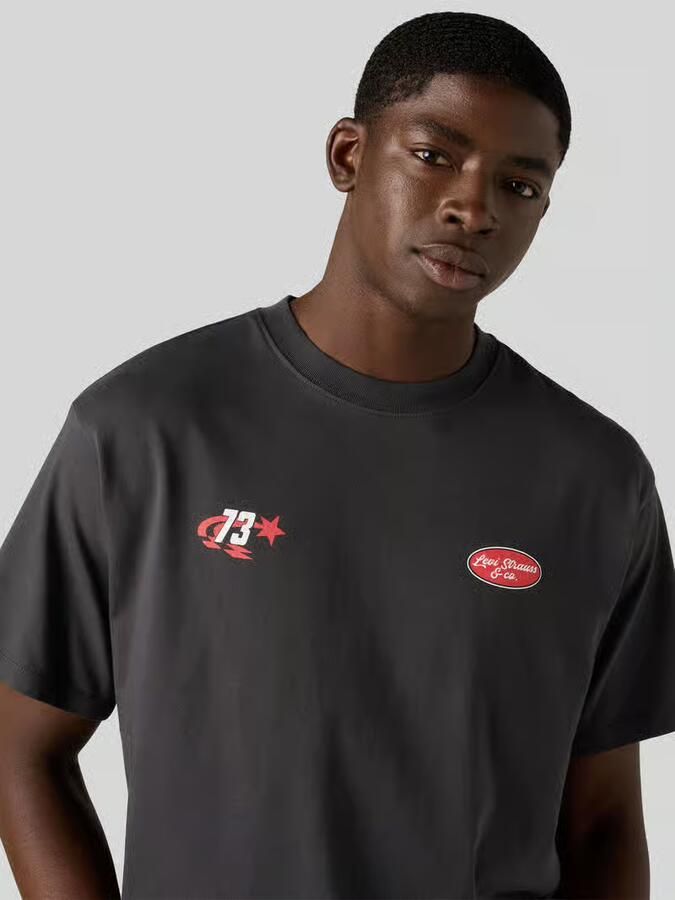 Levi's relaxed fit t-shirt van puur katoen met print op de rug