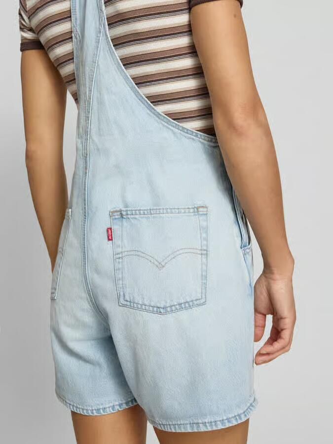 Levi's relaxed fit tuinbroek van puur katoen