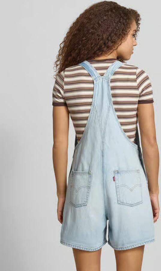 Levi's relaxed fit tuinbroek van puur katoen