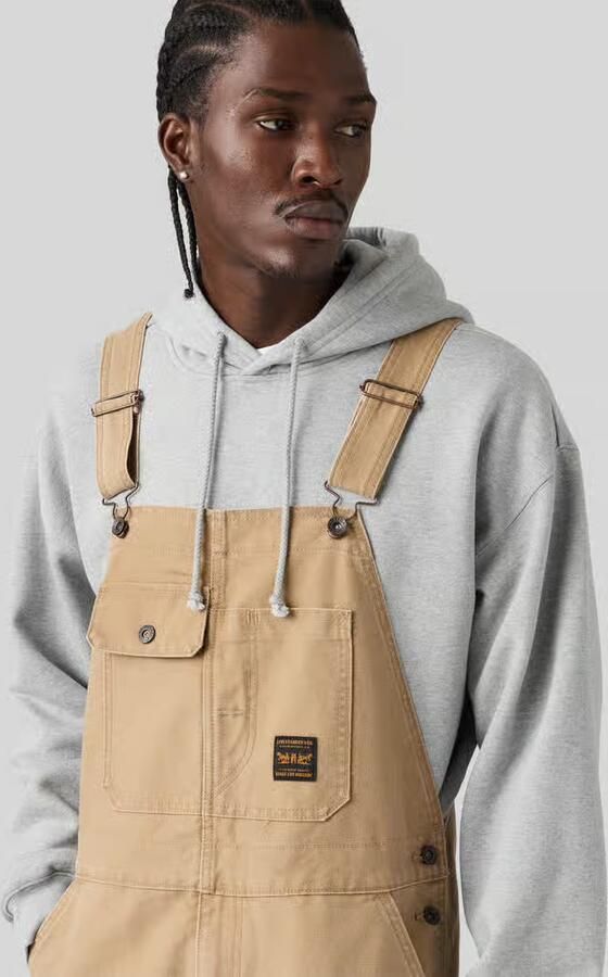 Levi's relaxed fit tuinbroek van puur katoen model 'TIGER'
