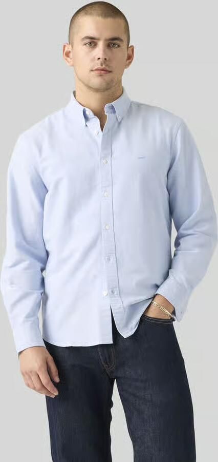 Levi's Overhemd met lange mouwen AUTHENTIC BUTTON DOWN met ton-in-ton logo-borduursel op de borst - Foto 12