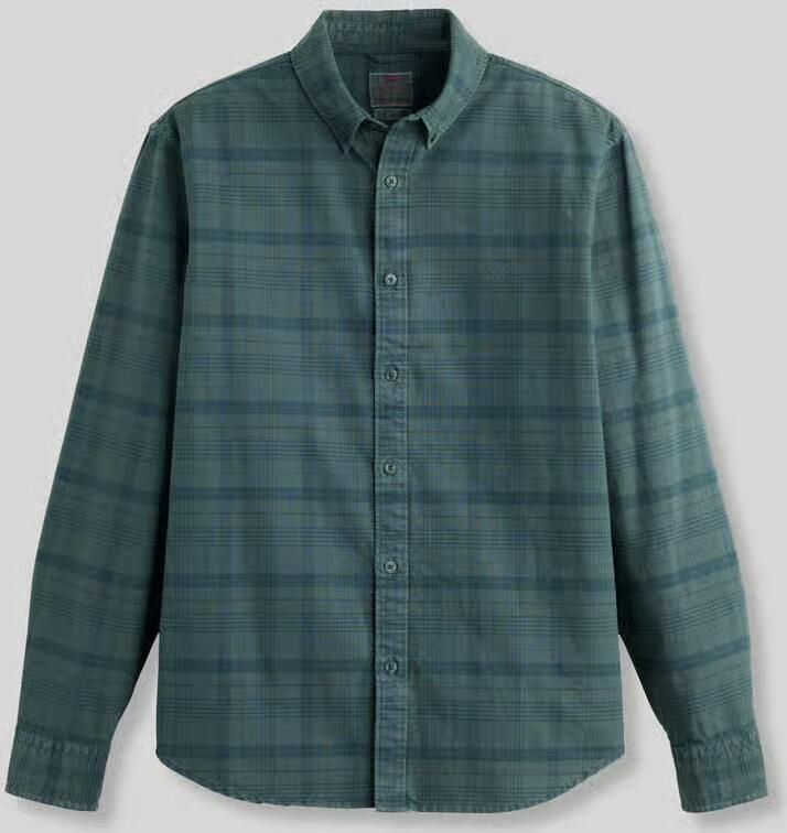 Levi's relaxed fit vrijetijdsoverhemd van puur katoen