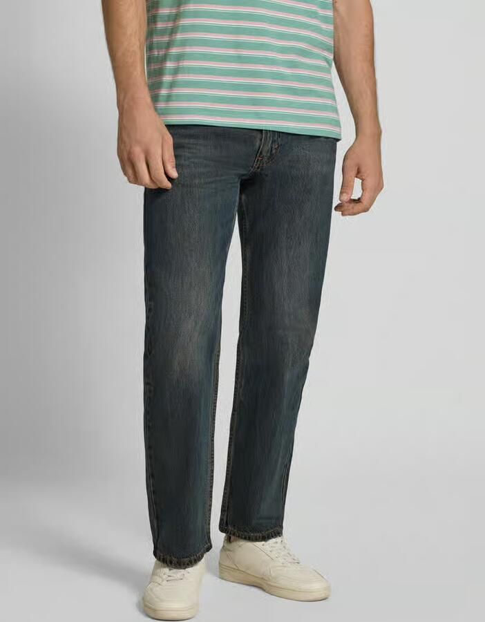 Levi's Relaxed straight fit jeans in used-look model '555' - Foto 2