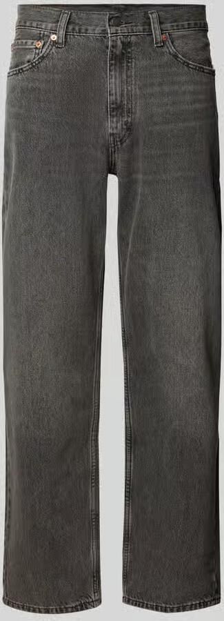 Levi's Relaxed straight fit jeans met steekzakken model '555' - Foto 2