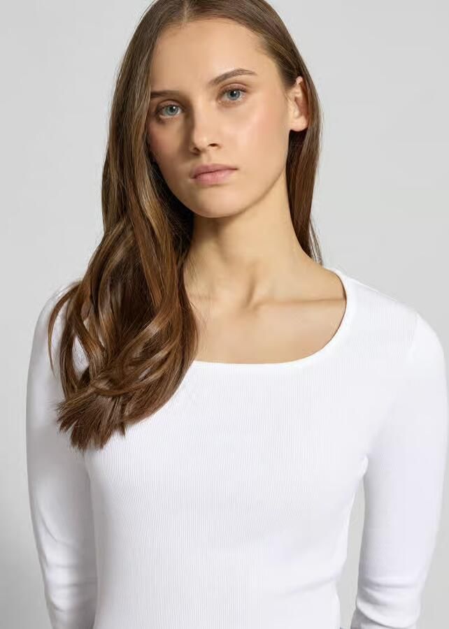 Levi's Shirt met lange mouwen in riblook met labeldetail - Foto 2