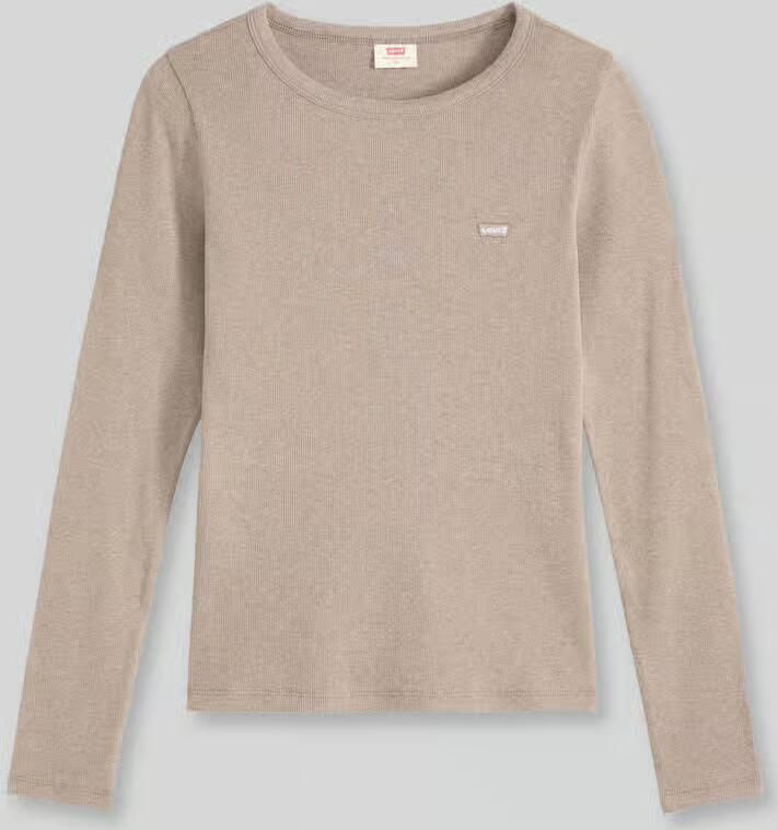 Levi's Shirt met lange mouwen met logodetail 'HAYES LS TEE'