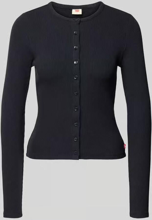 Levi's slim fit gebreid jack van katoenmix model 'RORY' - Foto 2
