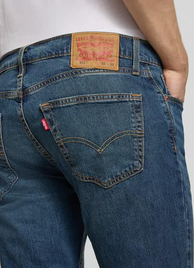 Levi's slim fit jeans van katoenmix model '511 '