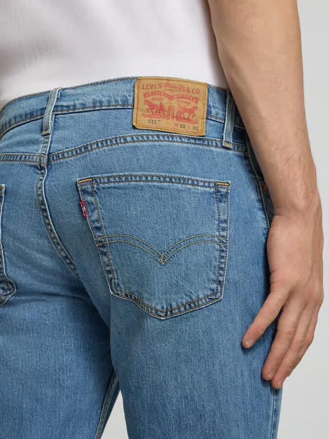 Levi's slim fit jeans van katoenmix model '511 ' - Foto 3