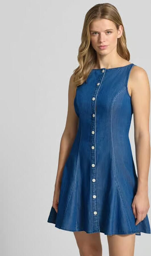Levi's Slim fit jeansjurk van mix van katoen en lyocell - Foto 2