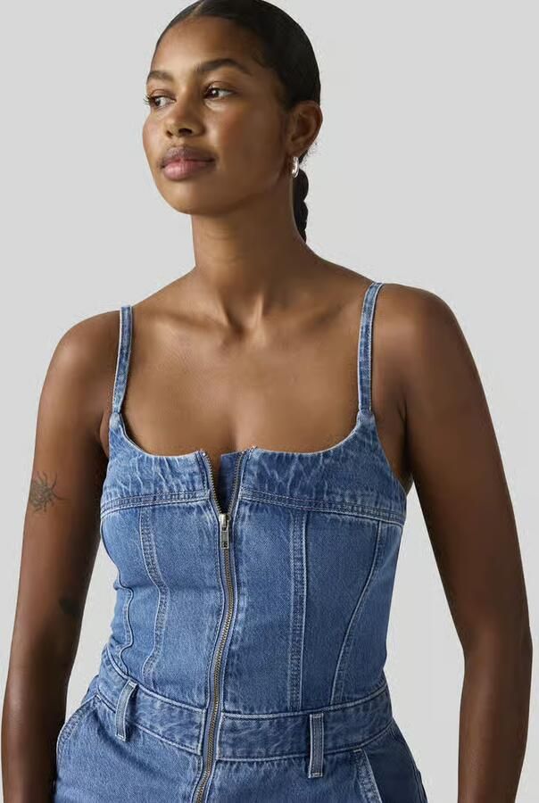 Levi's slim fit jumpsuit van puur katoen