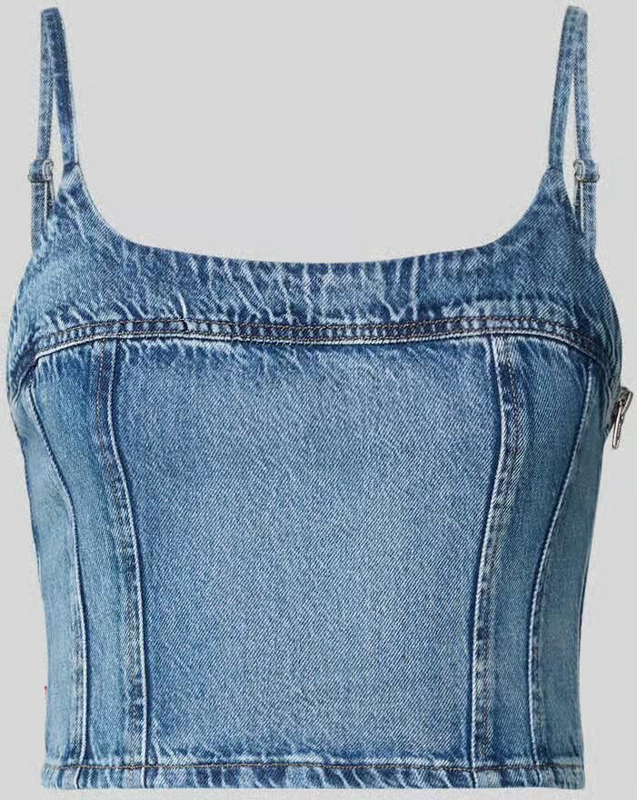 Levi's slim fit kort top van puur katoen model 'JADINE' - Foto 2