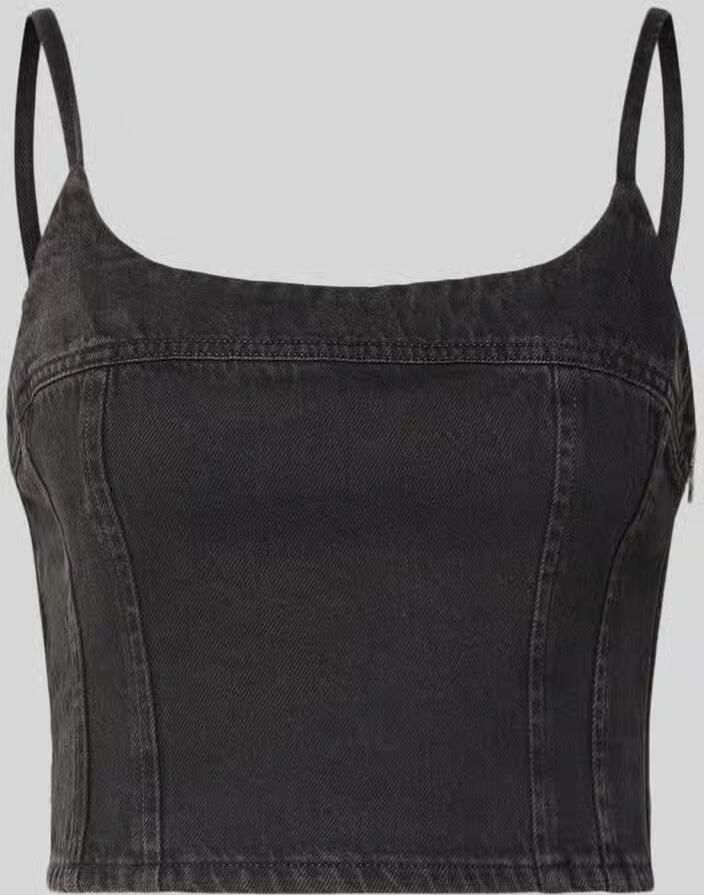 Levi's slim fit kort top van puur katoen model 'JADINE' - Foto 2