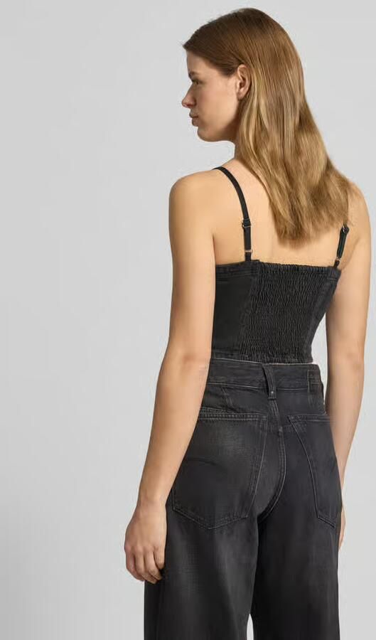 Levi's slim fit kort top van puur katoen model 'JADINE'